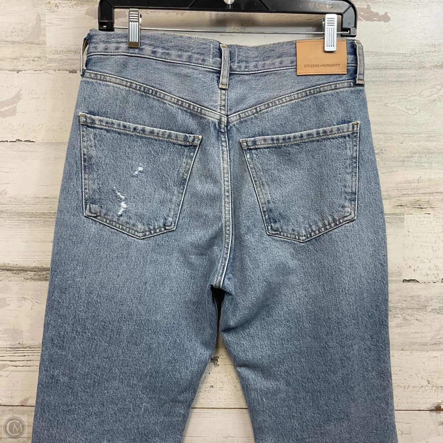 Jeans Cropped By Citizens Of Humanity In Blue Denim, Size: 2