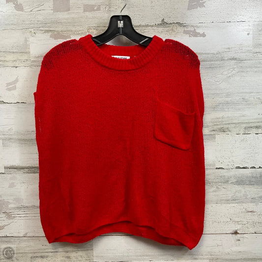 Blouse Sleeveless By Lna In Red, Size: S