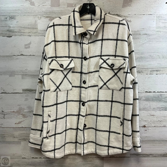 Jacket Shirt By Staccato In White, Size: M