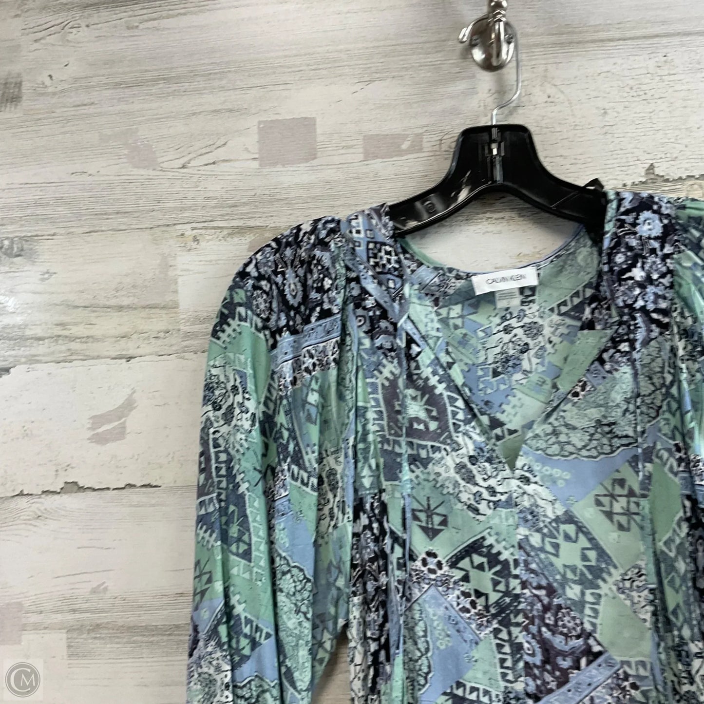 Dress Casual Short By Calvin Klein In Blue, Size: Xs