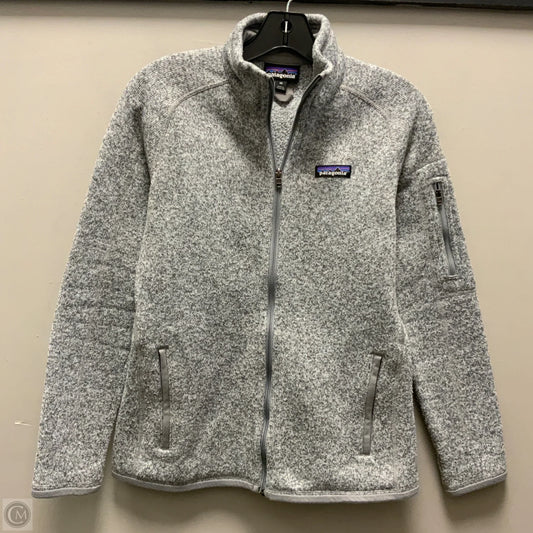 Jacket Fleece By Patagonia In Grey, Size: Xs