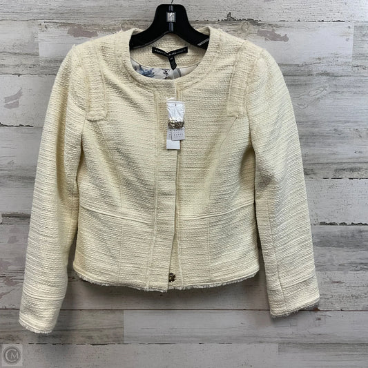 Jacket Other By White House Black Market In Cream, Size: Xxs