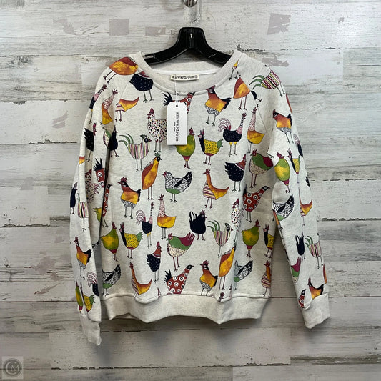 Sweatshirt Crewneck By Sm Wardrobe In Grey, Size: S