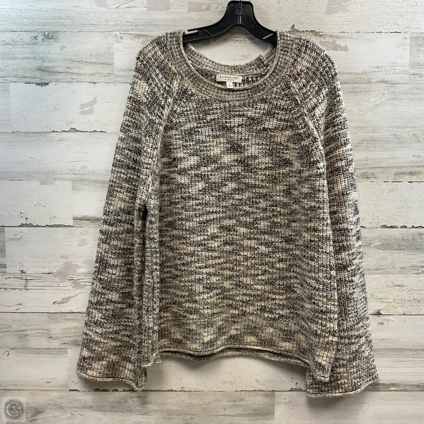 Sweater By Liverpool In Grey, Size: Xl