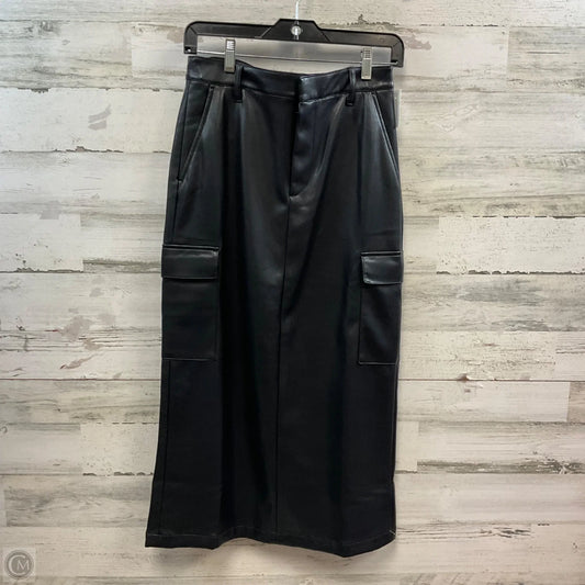Skirt Midi By Gap In Black, Size: 2