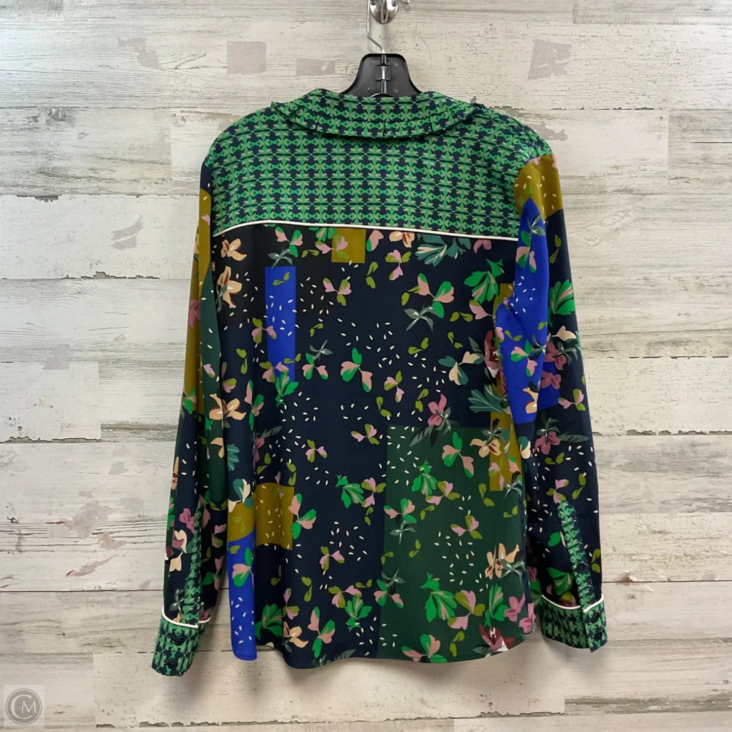 Blouse Long Sleeve By Cabi In Green, Size: M