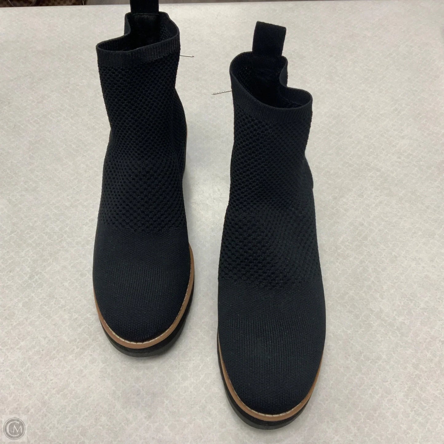 Boots Ankle Heels By Eileen Fisher In Black, Size: 10