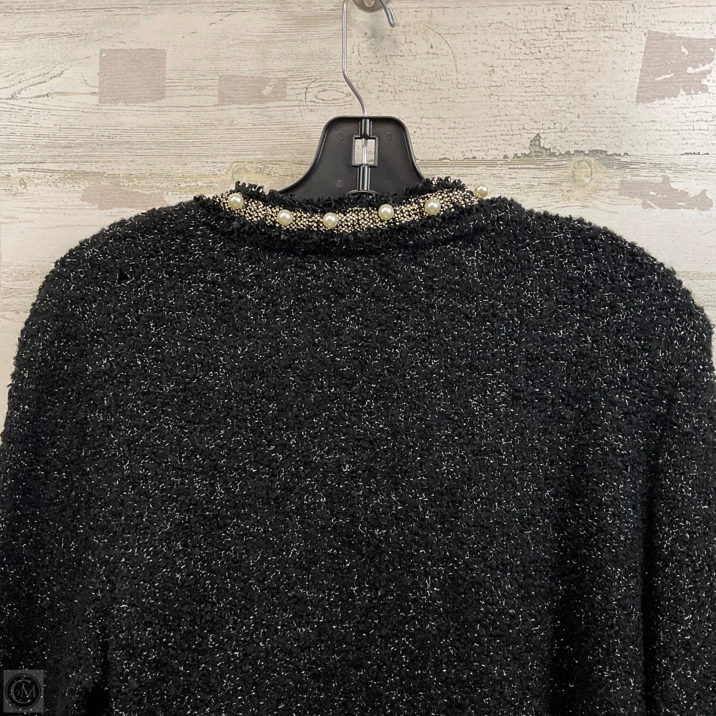 Sweater Cardigan By White House Black Market In Black, Size: L