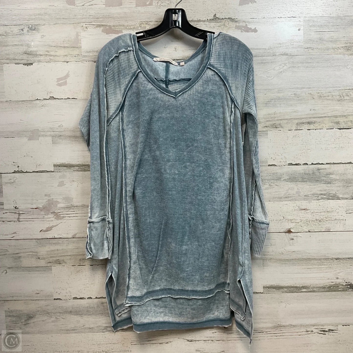 Top Long Sleeve By Soft Surroundings In Blue, Size: M