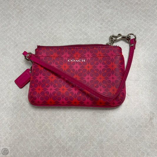 Wristlet Designer By Coach, Size: Small