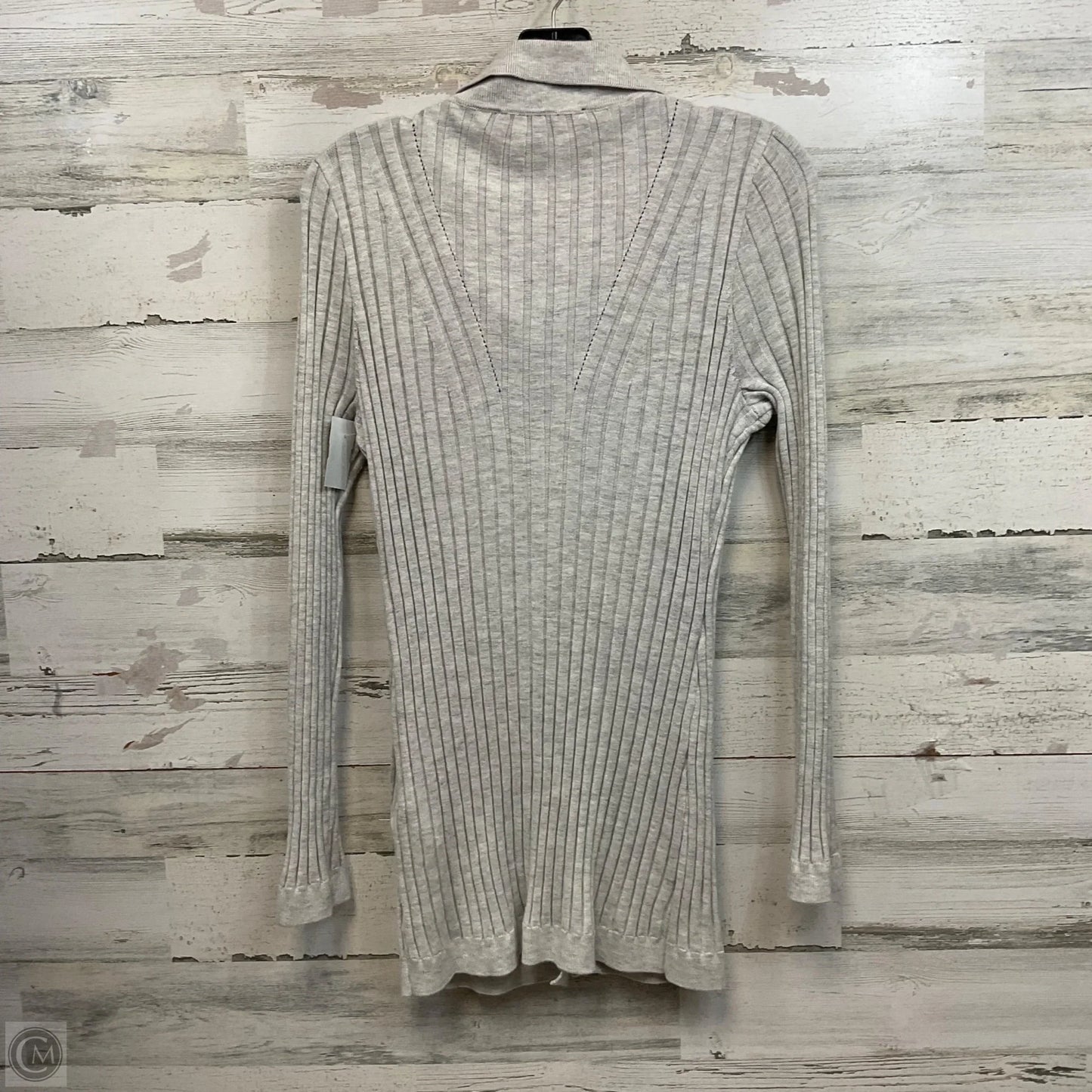 Sweater Cardigan By White House Black Market In Grey, Size: M