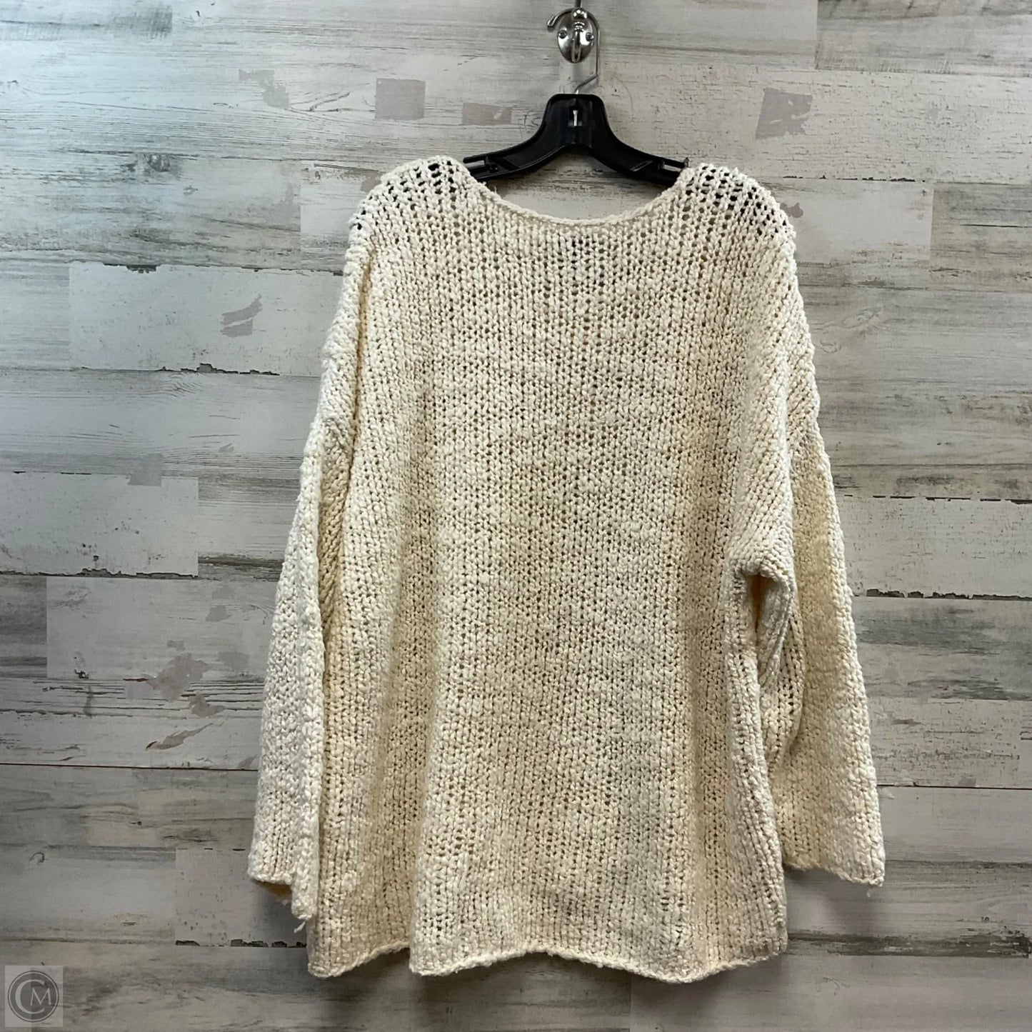 Sweater By Eileen Fisher In Cream, Size: Xl