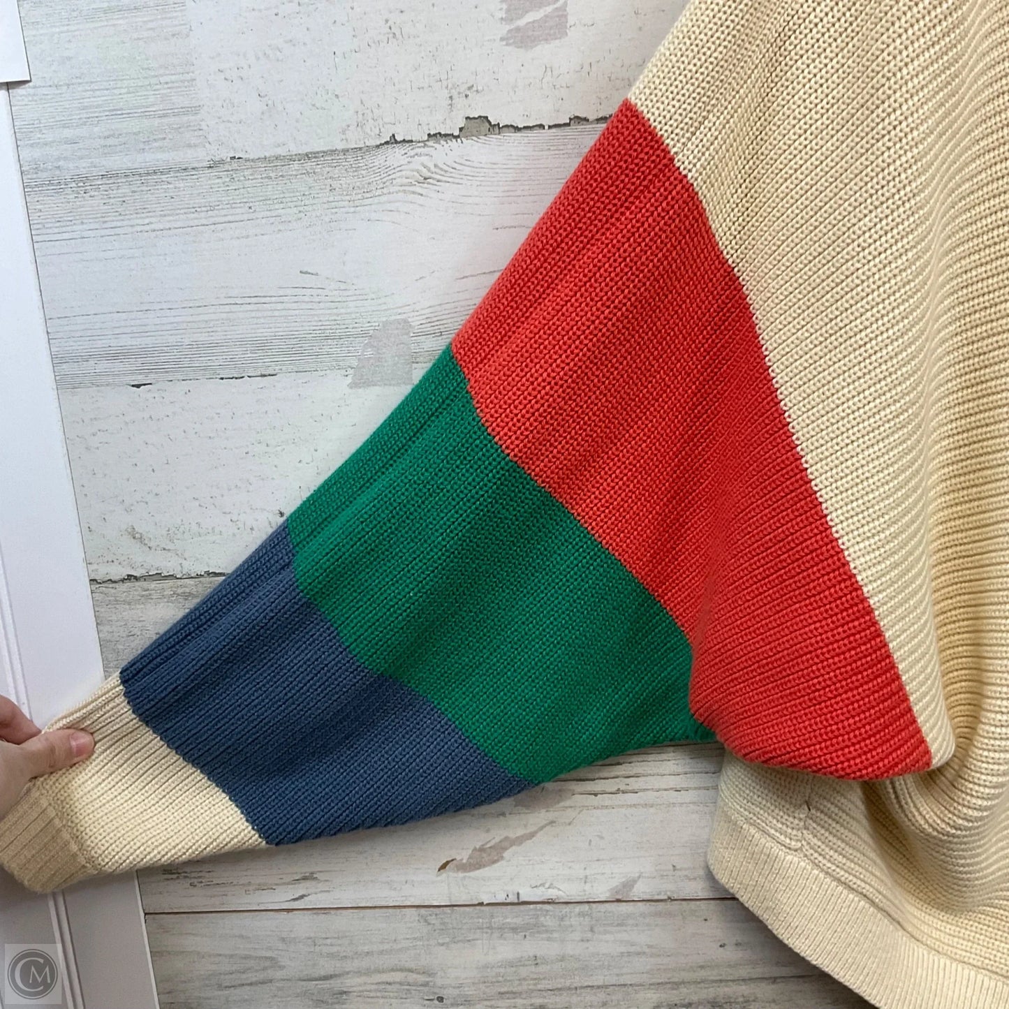 Sweater Cardigan By Cabi In Cream, Size: M