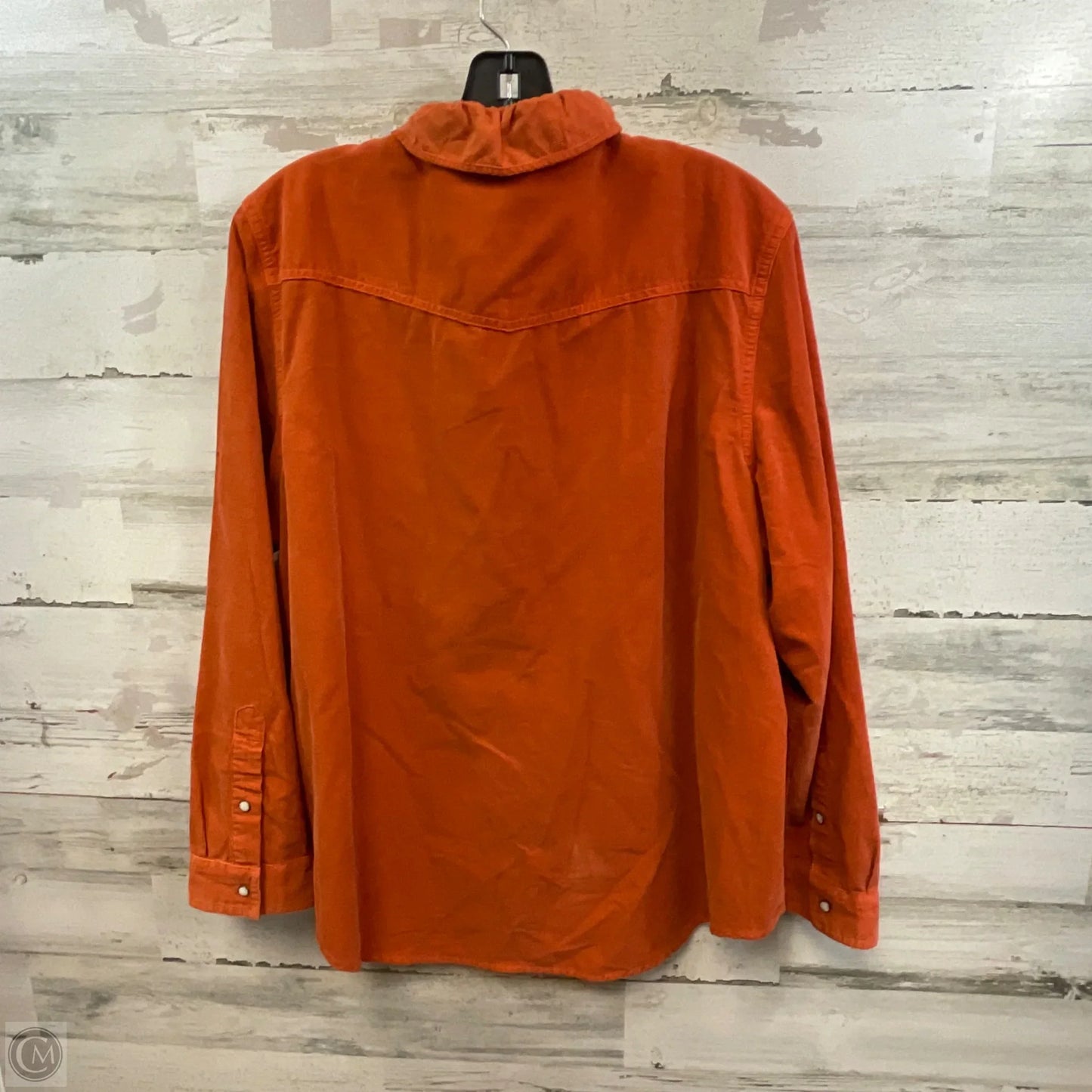 Blouse Long Sleeve By Sundance In Orange, Size: Xl