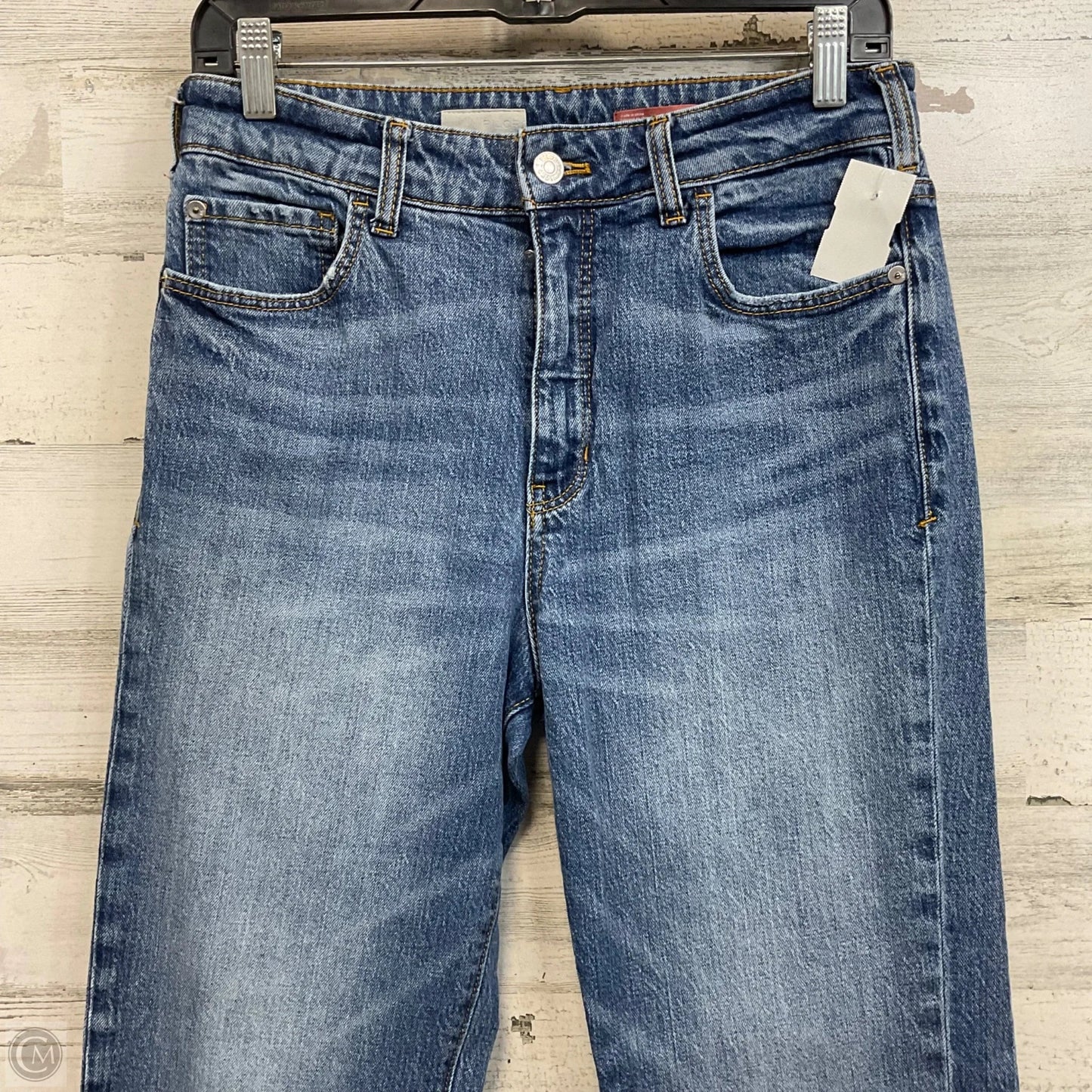 Jeans Straight By Pilcro In Blue Denim, Size: 8