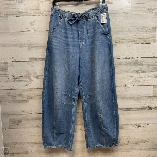Jeans Wide Leg By Gap In Blue Denim, Size: S