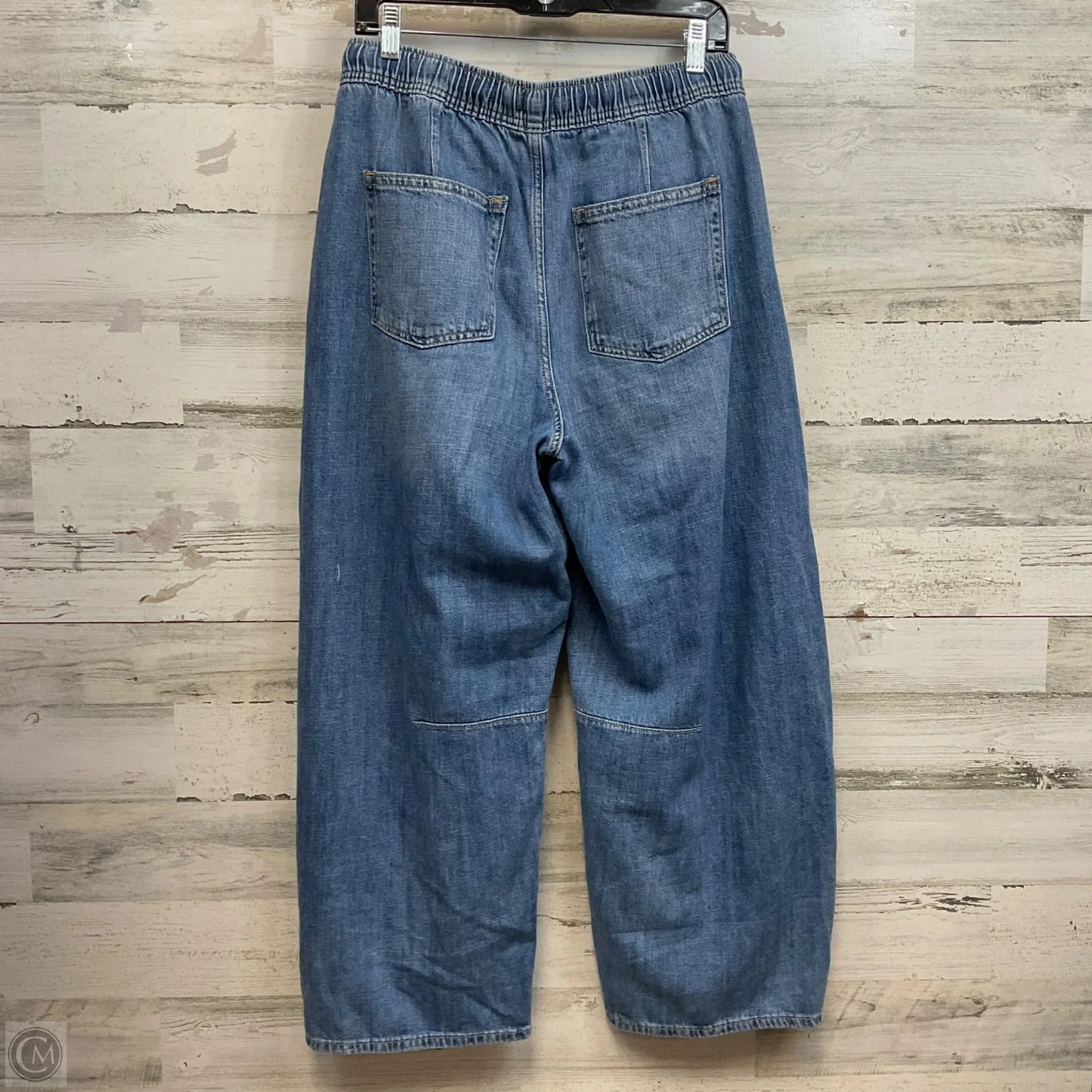Jeans Wide Leg By Gap In Blue Denim, Size: S