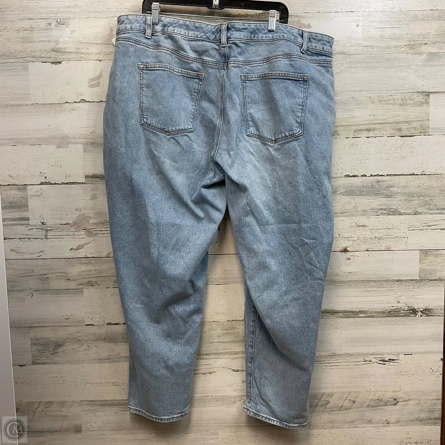 Jeans Straight By Talbots In Blue Denim, Size: 22