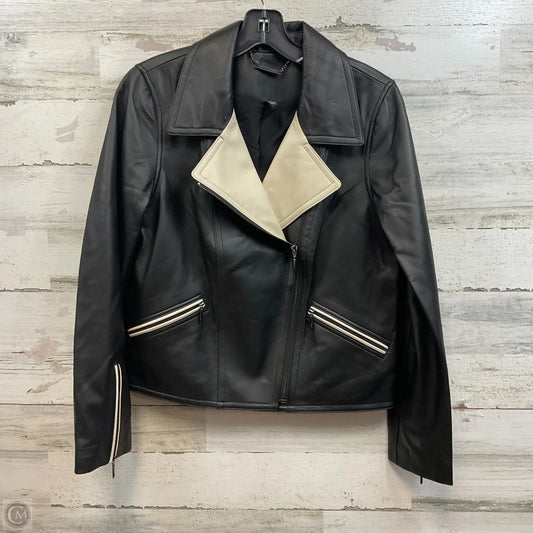 Jacket Other By White House Black Market In Black & Cream, Size: M