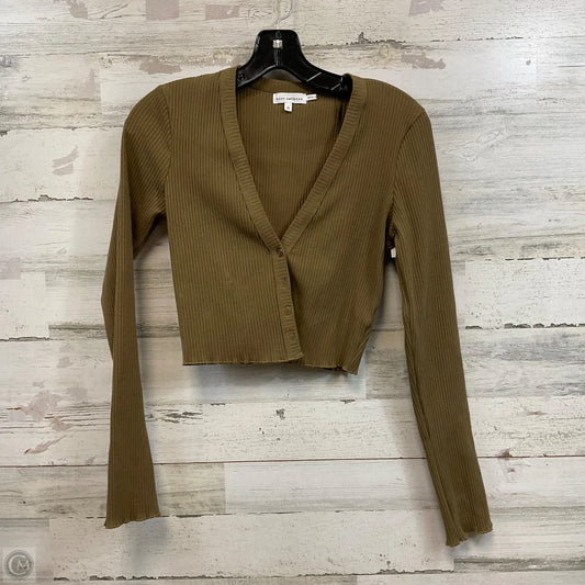 Top Long Sleeve By Good American In Green, Size: 0