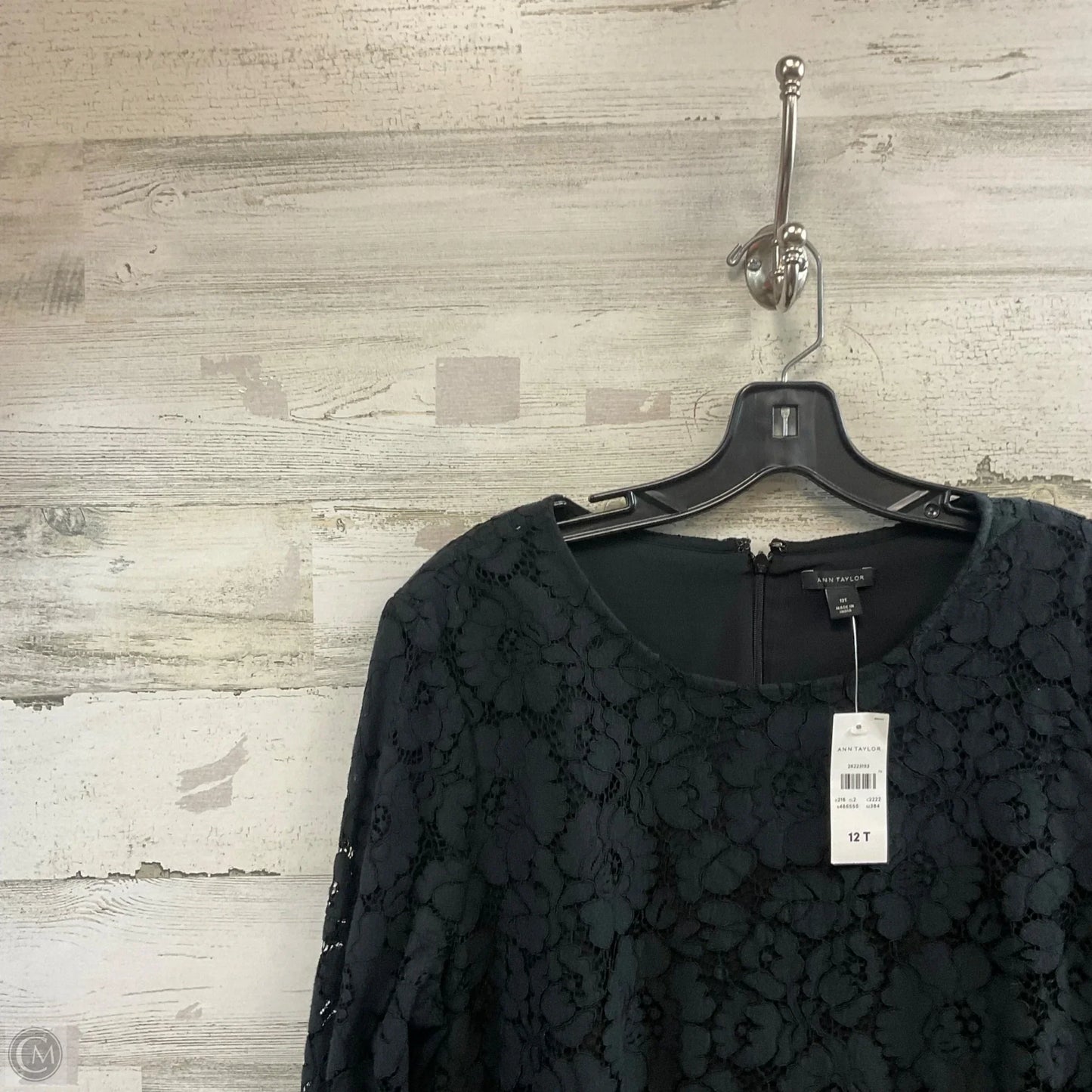 Dress Party Midi By Ann Taylor In Black, Size: L