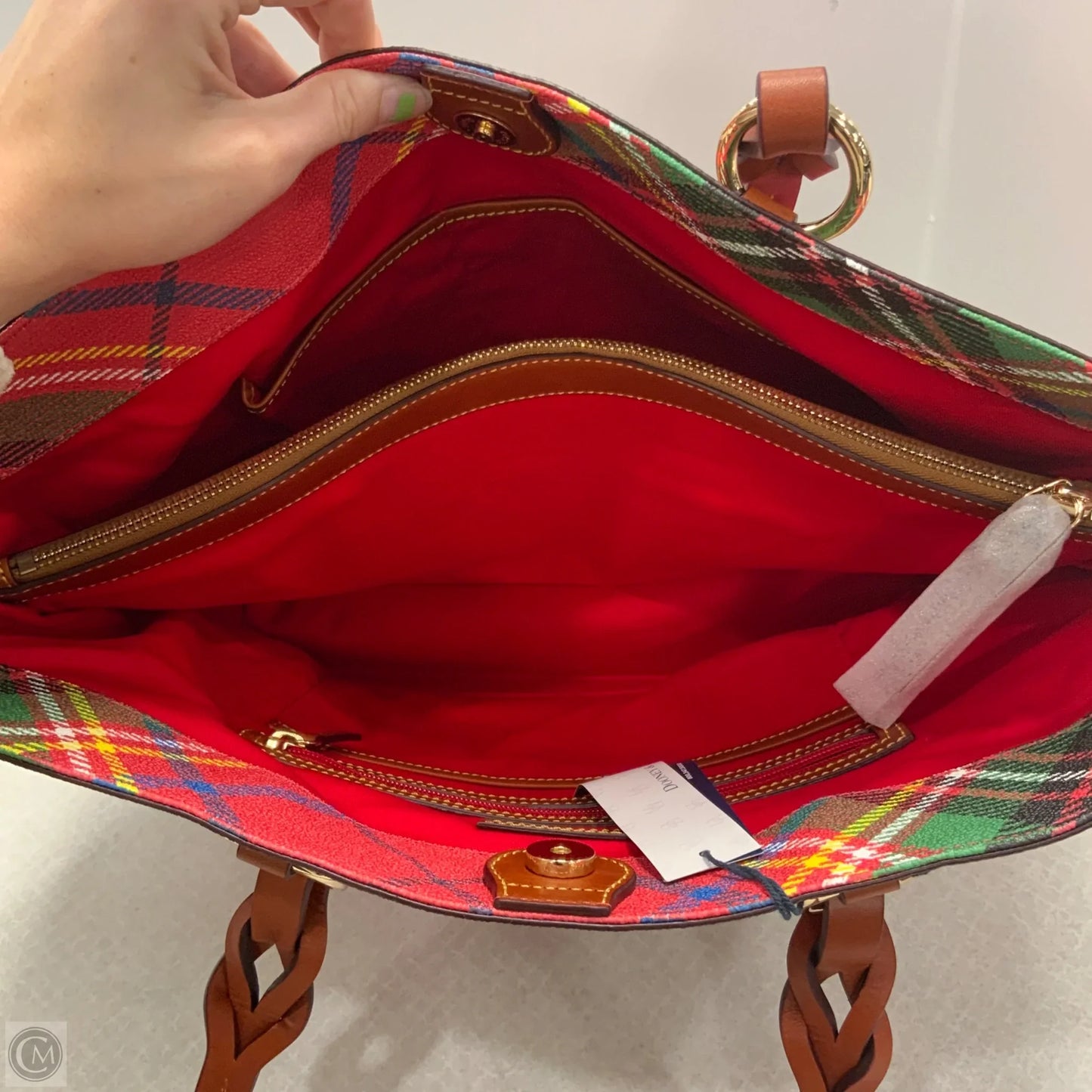 Handbag Designer By Dooney And Bourke, Size: Large