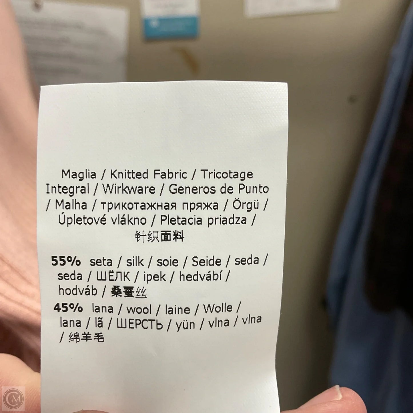 Sweater Designer By Max Mara In Pink, Size: M