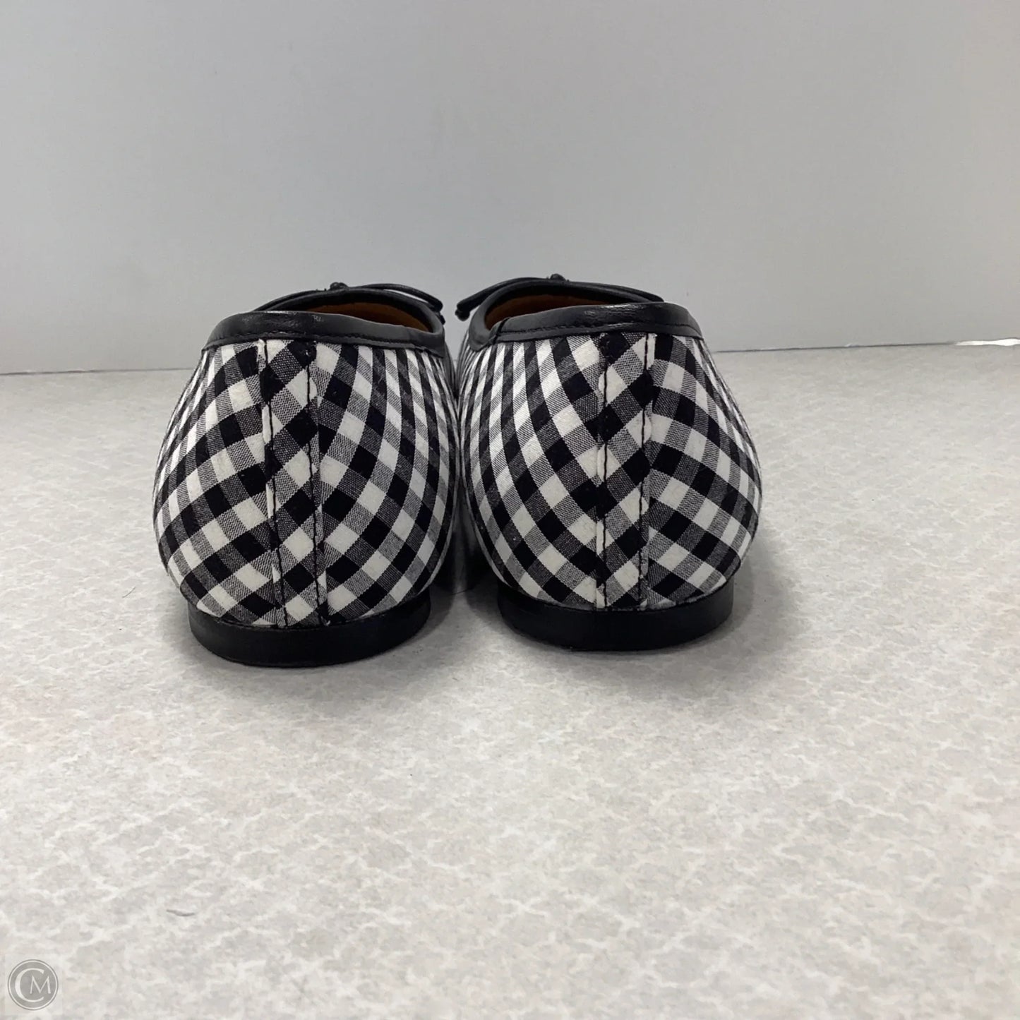 Shoes Flats By Talbots In Black & White, Size: 7.5