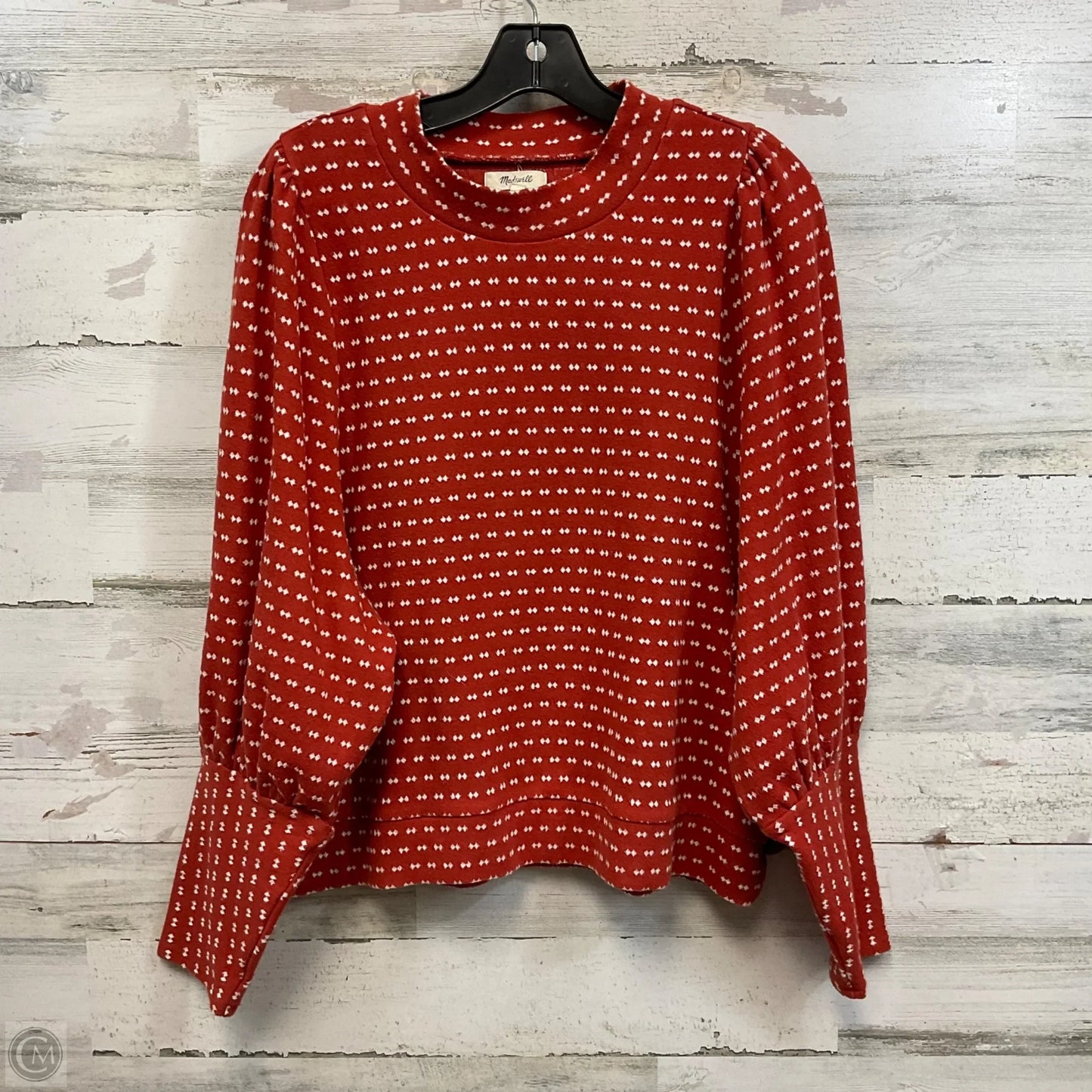 Top Long Sleeve By Madewell In Brown, Size: Xl
