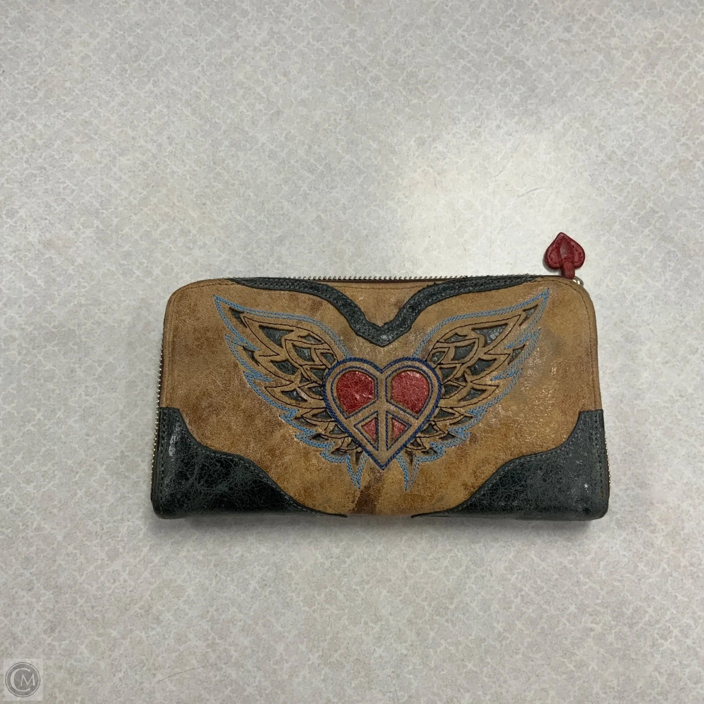 Wallet Leather By Corral, Size: Medium