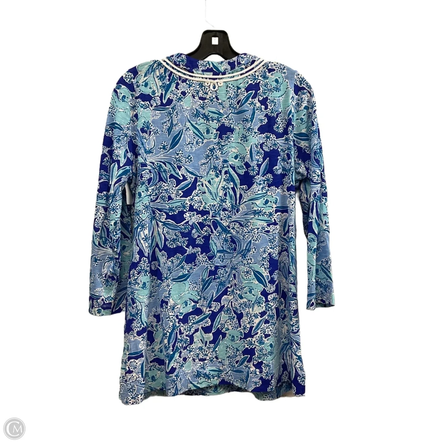 Top Long Sleeve By Lilly Pulitzer In Blue, Size: M