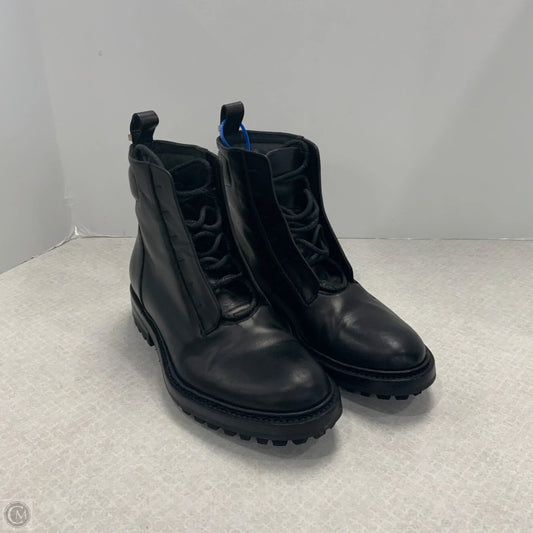 Boots Luxury Designer By Dior In Black, Size: 7.5