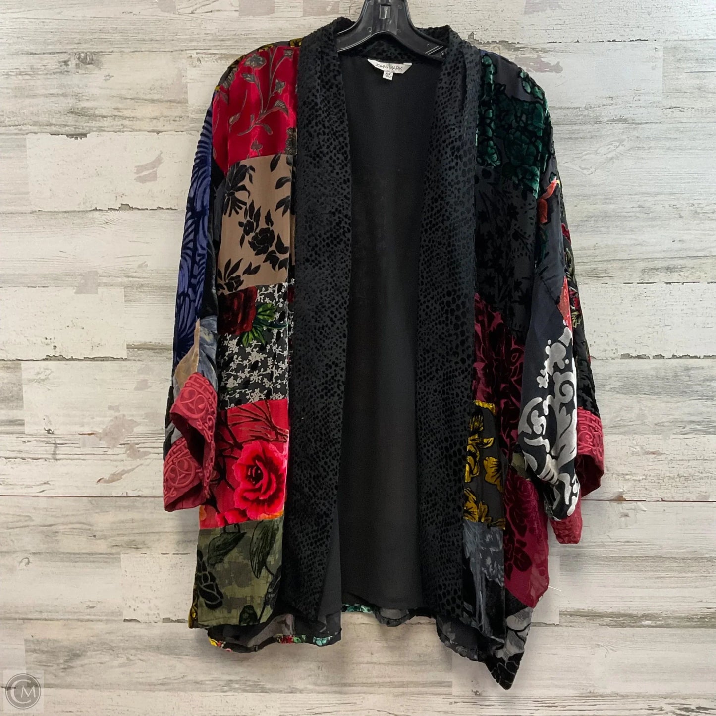 Cardigan By John Mark In Black, Size: Xxl