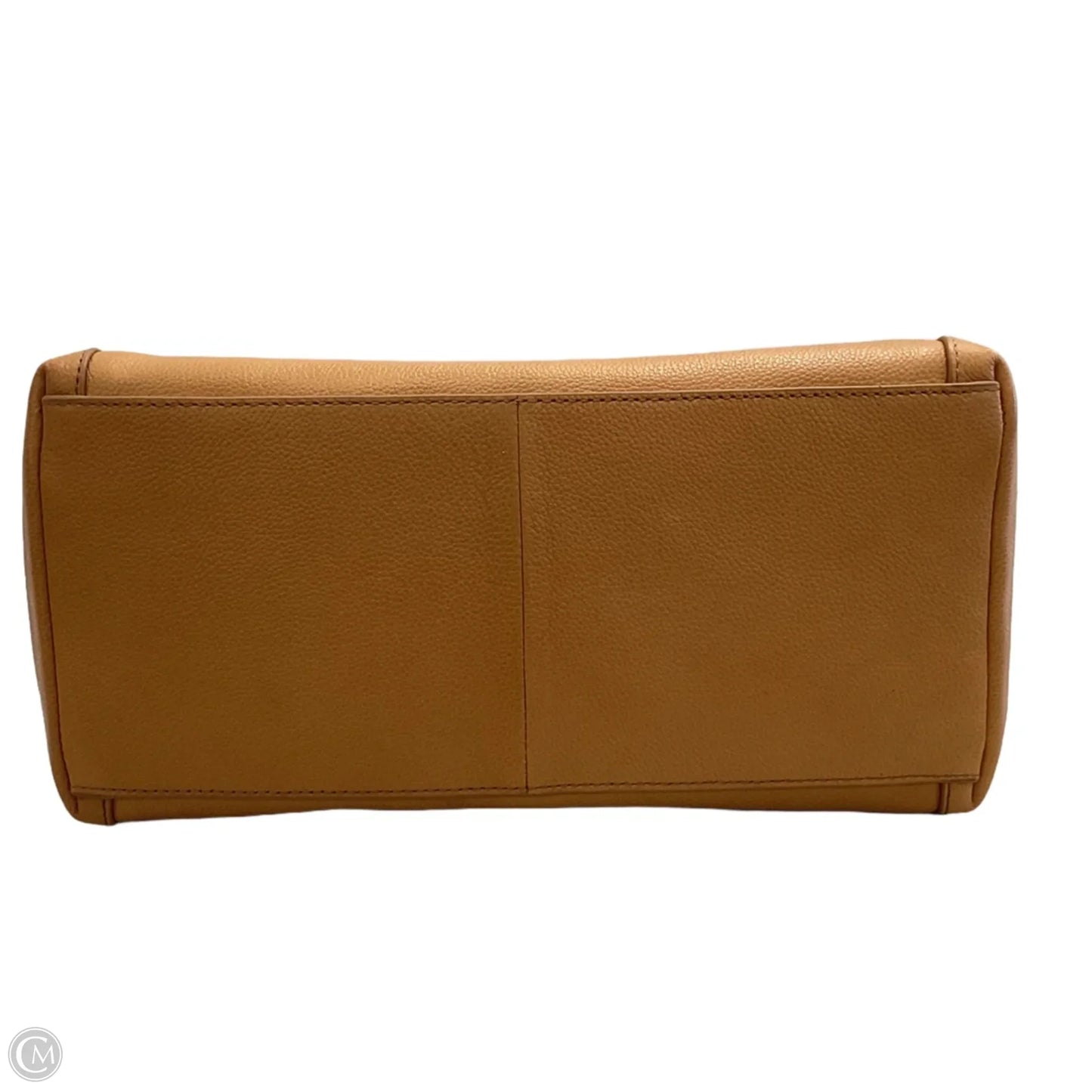 Handbag Leather By Fossil, Size: Medium