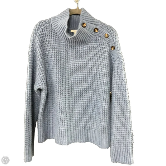 Sweater By Ann Taylor In Blue, Size: L
