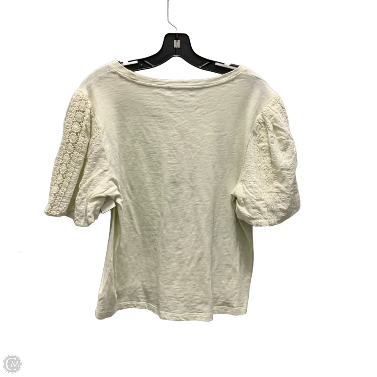 Top Short Sleeve By Design History In Green, Size: Xl