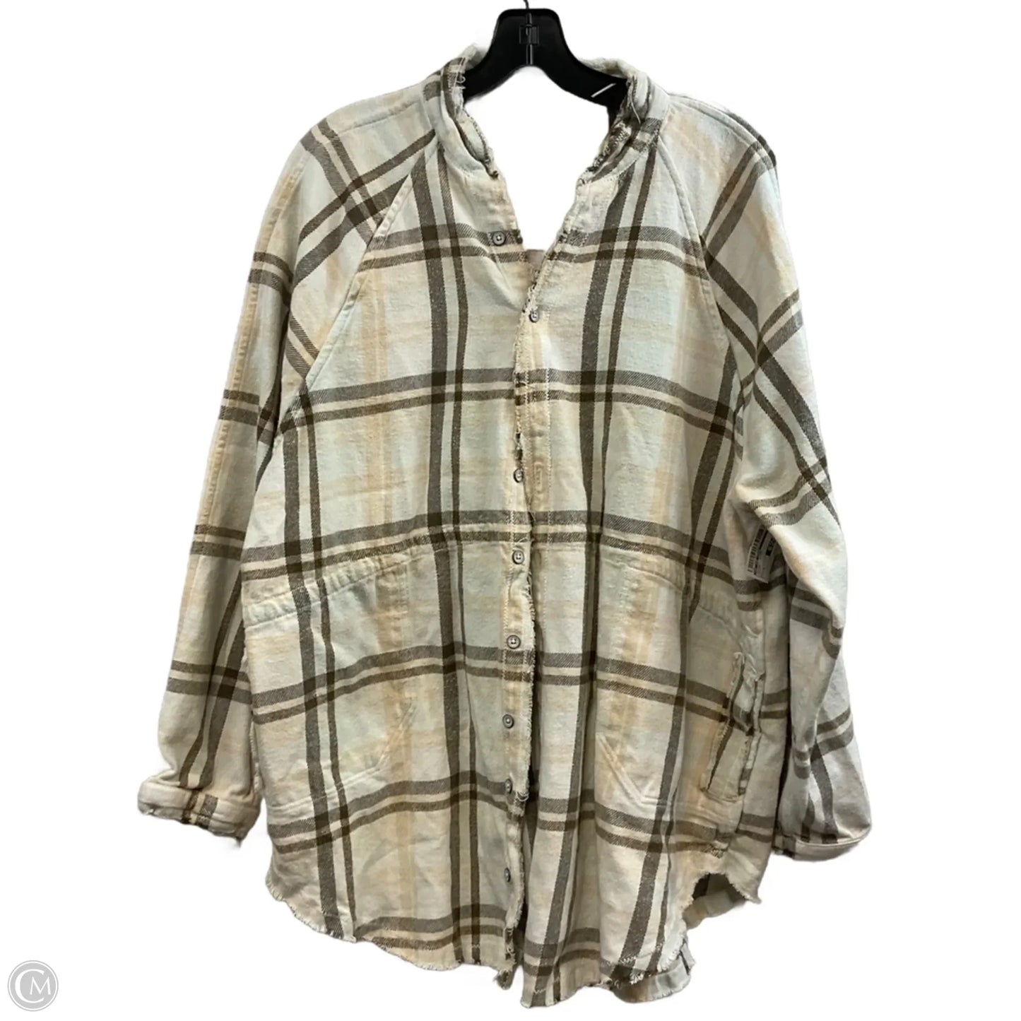 Jacket Shirt By We The Free In Cream, Size: S