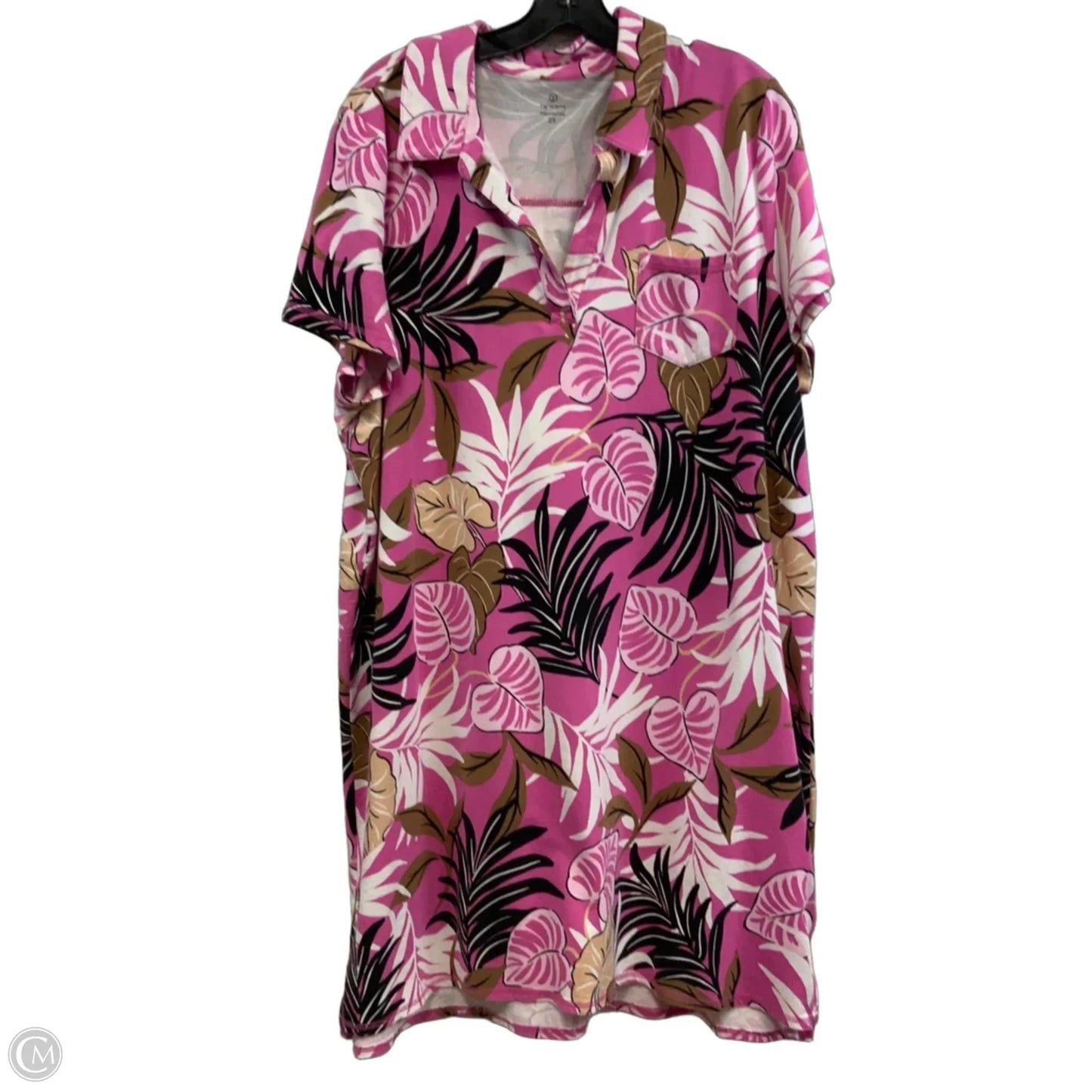 Dress Casual Short By Talbots In Pink, Size: 2x