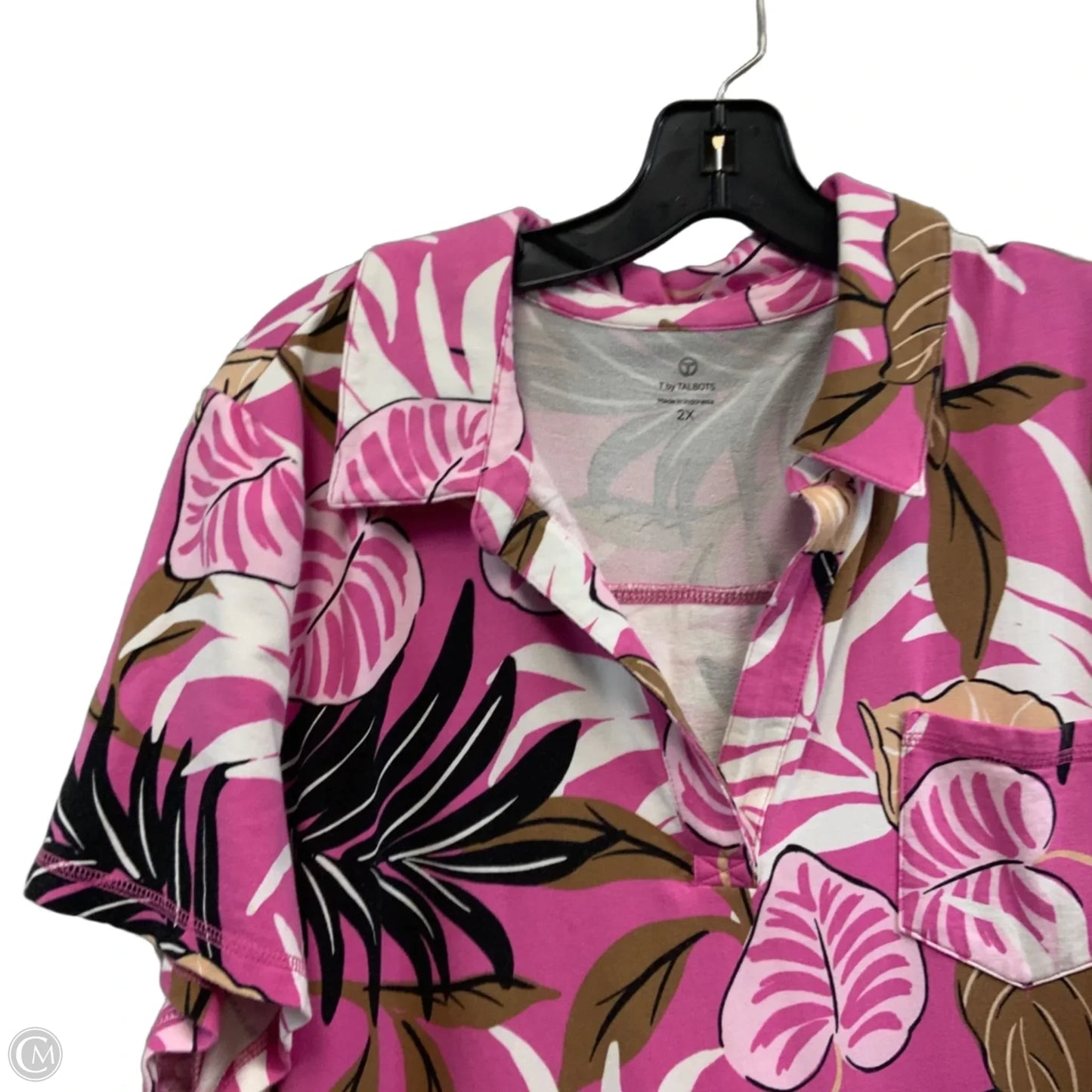 Dress Casual Short By Talbots In Pink, Size: 2x