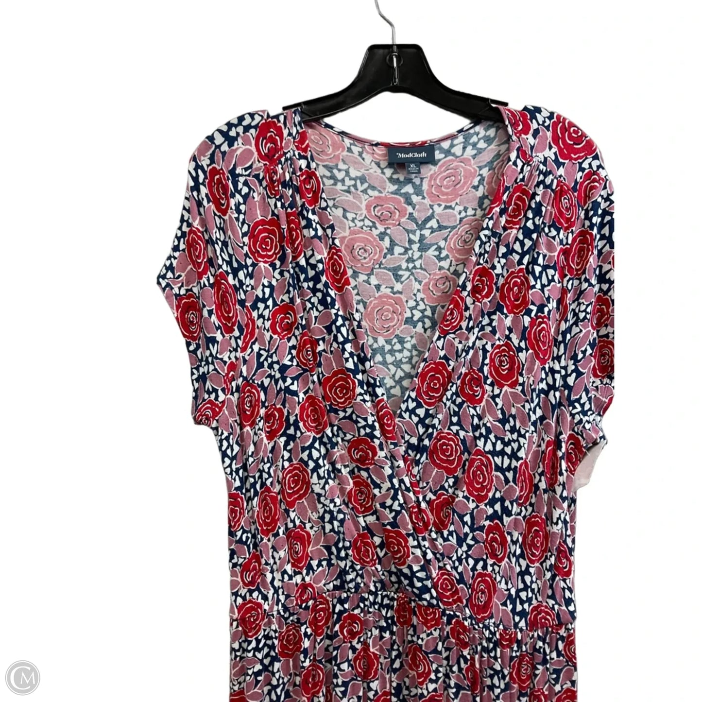 Dress Casual Maxi By Modcloth In Red, Size: Xl