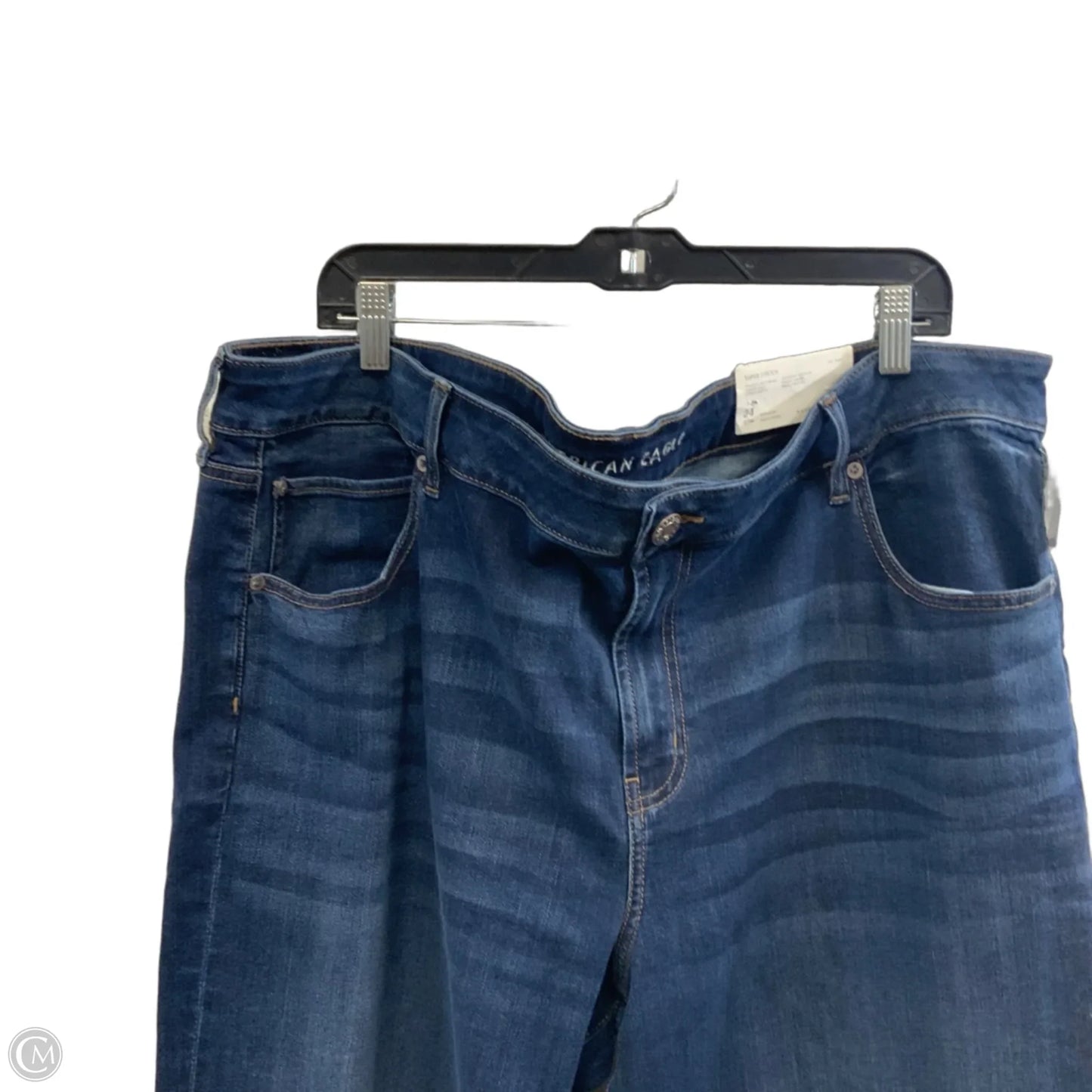 Jeans Boyfriend By American Eagle In Blue Denim, Size: 24