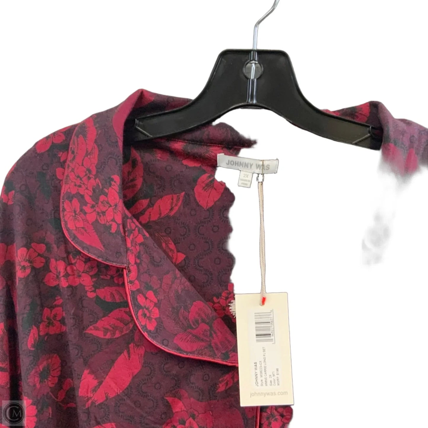 Nightshirt By Johnny Was In Red, Size: 2x