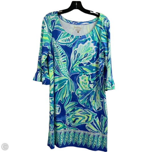 Dress Casual Short By Lilly Pulitzer In Blue, Size: L