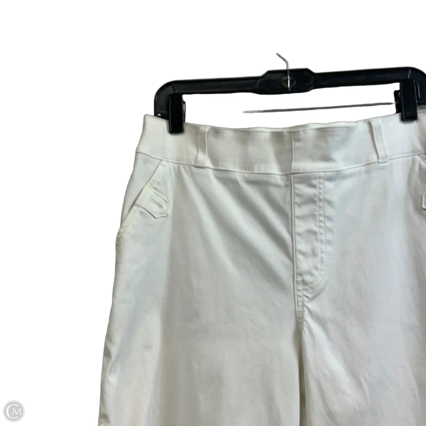 Jeans Cropped By Spanx In White Denim, Size: 1x