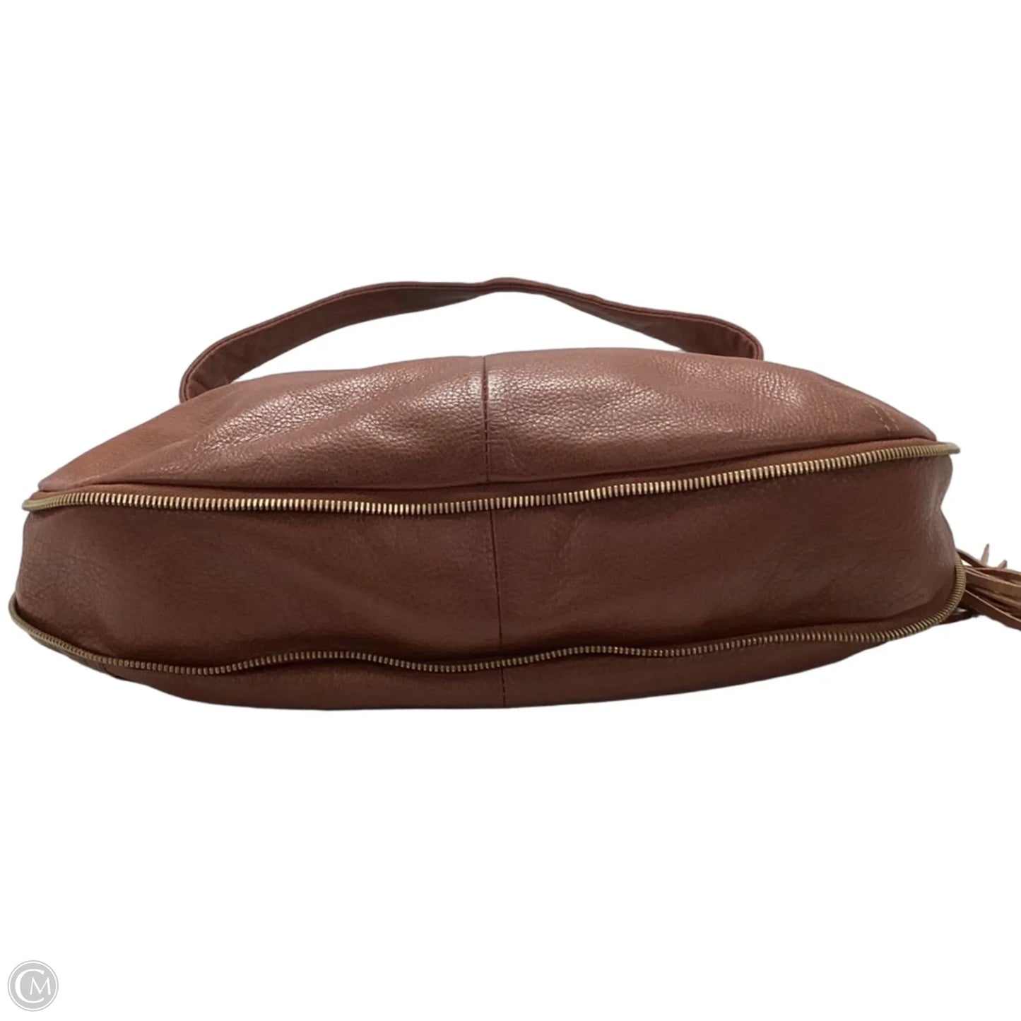 Handbag Leather By Hobo Intl, Size: Medium