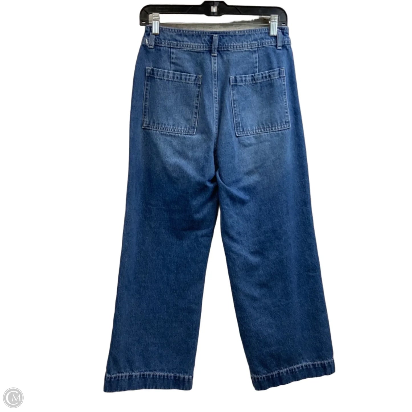 Jeans Wide Leg By Veveret In Blue Denim, Size: M