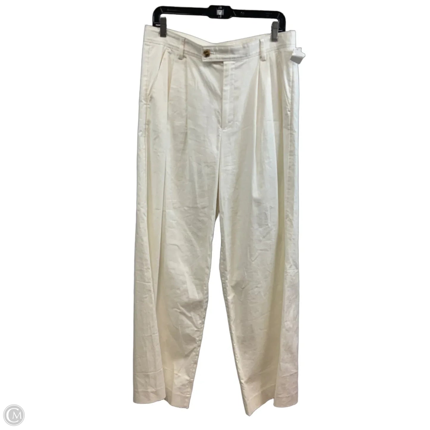 Pants Wide Leg By Banana Republic In Cream, Size: 12