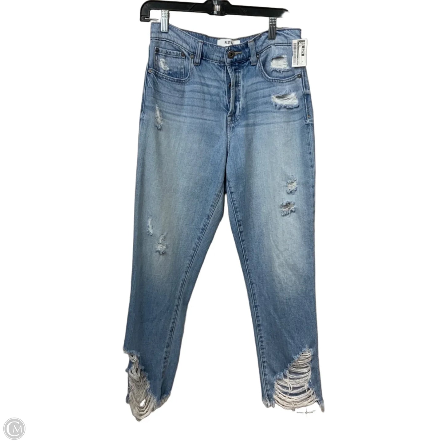 Jeans Straight By Pistola In Blue Denim, Size: 6