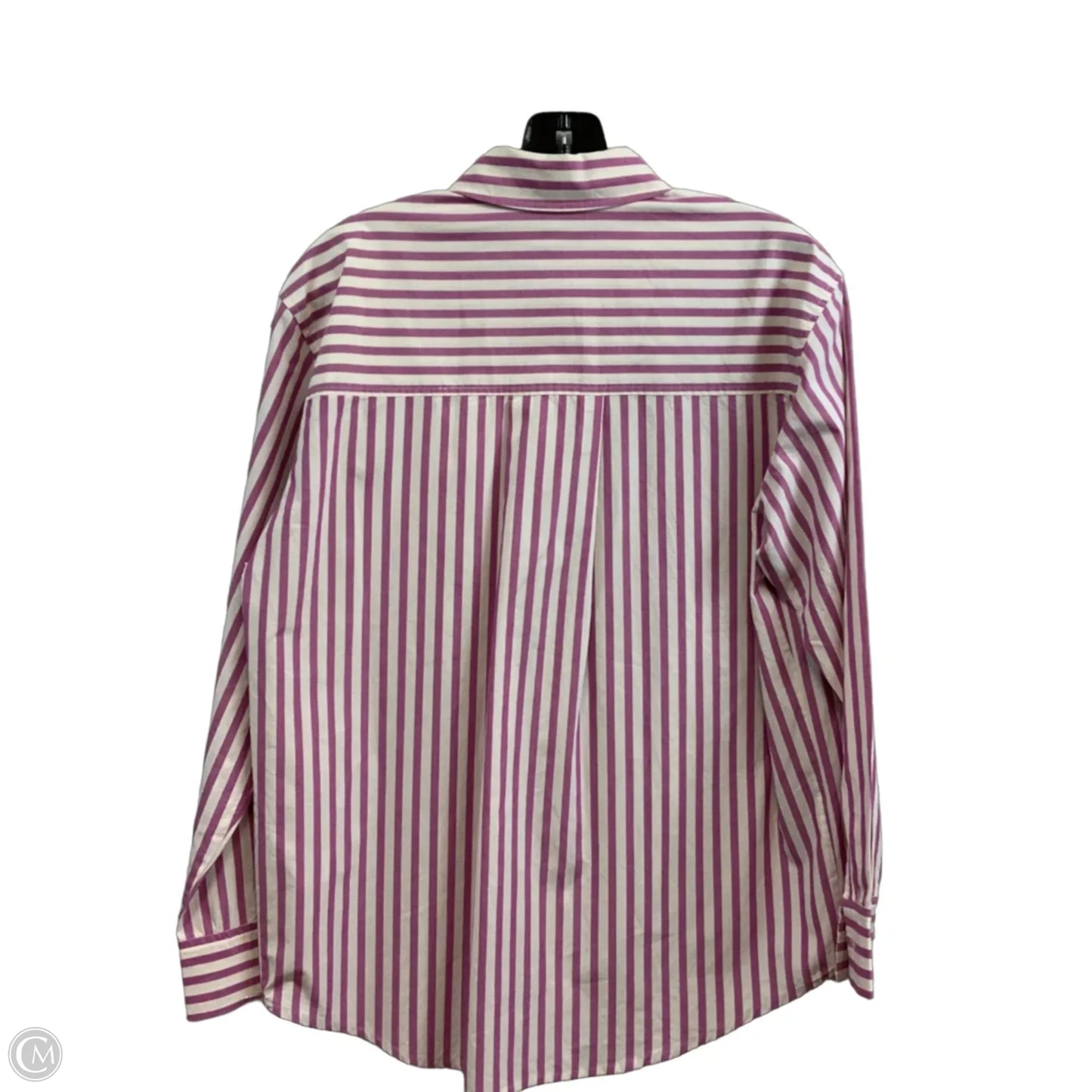 Blouse Long Sleeve By Rails In Purple, Size: Xs