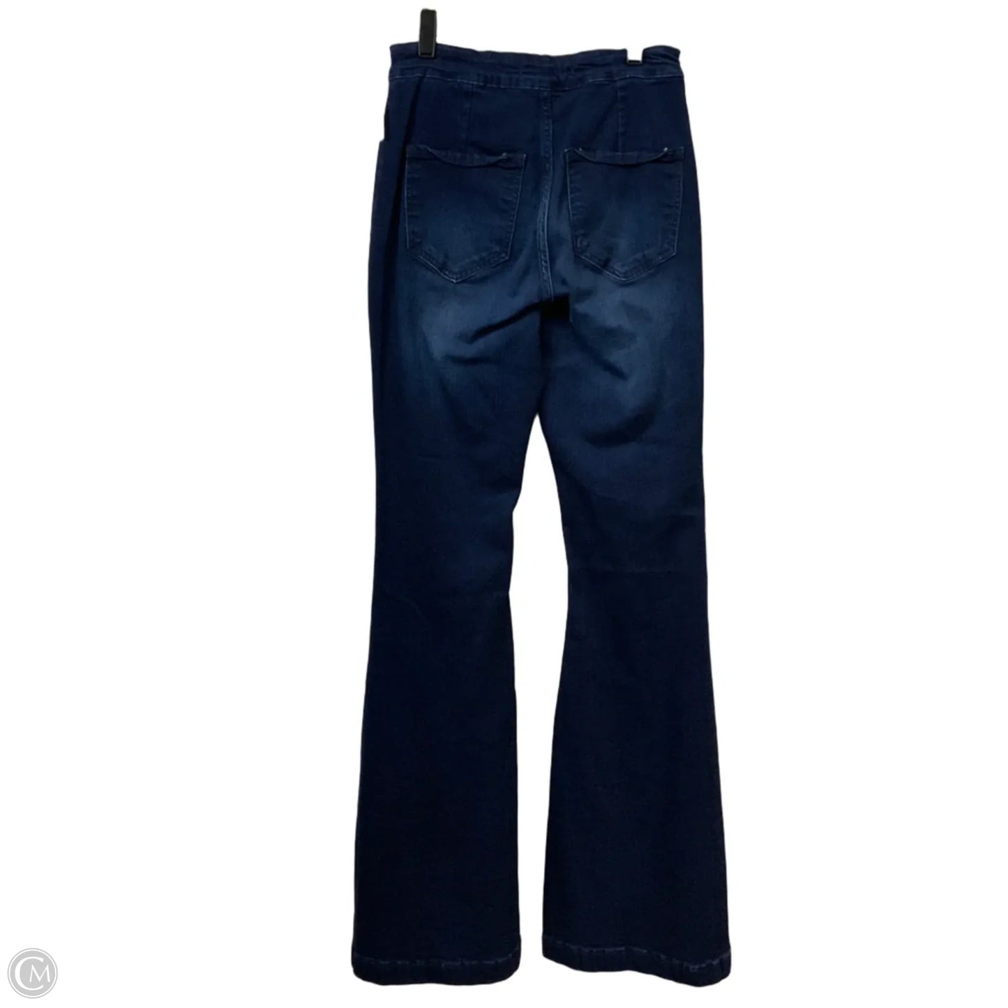 Jeans Flared By Kancan In Blue Denim, Size: 6